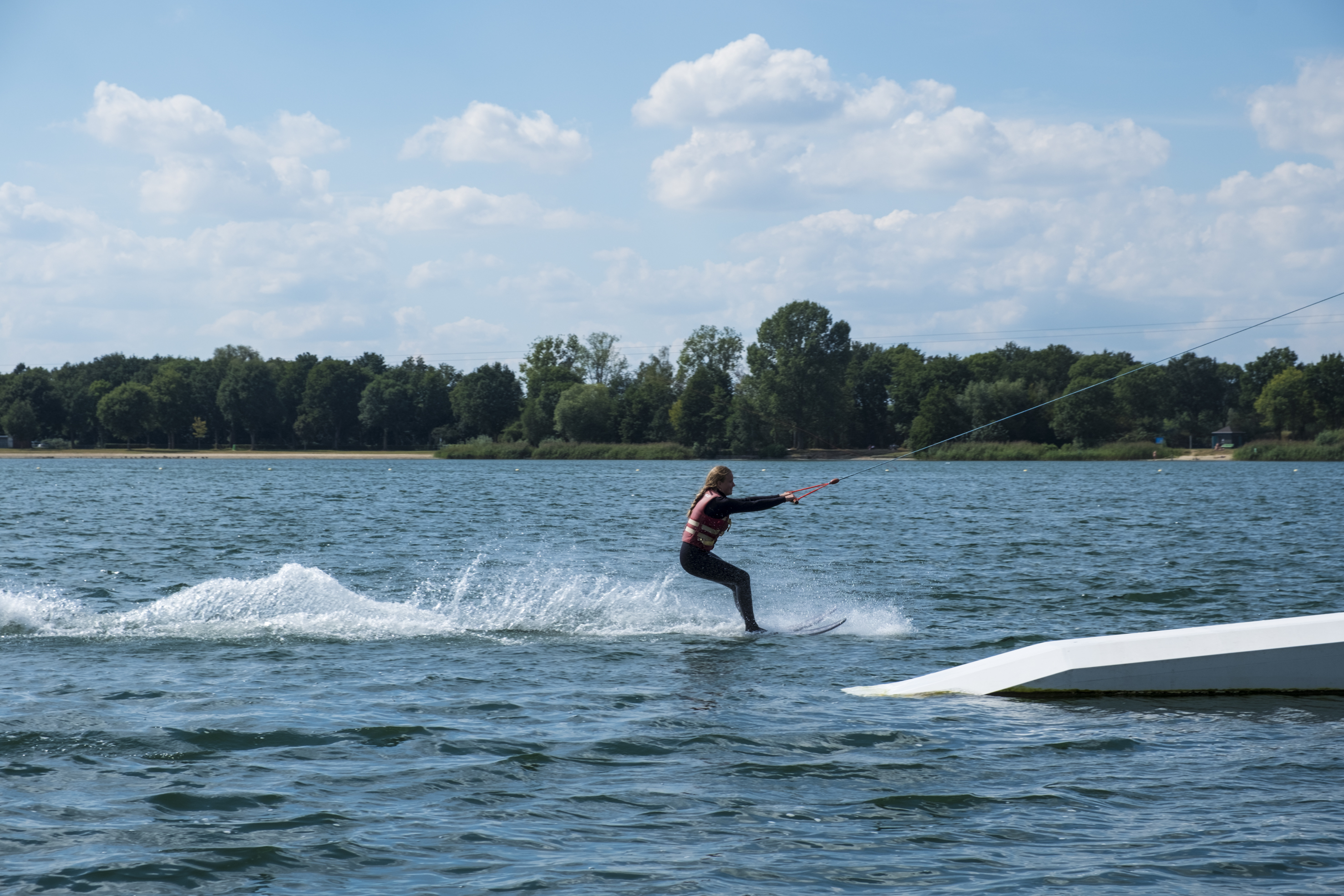 De grootste waterskibaan van Nederland